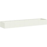 Maison Chic Cvetlični Lonec - Cvetlično korito Bela 360x80x40 cm Jeklo, (21789969) | Shoptok.si