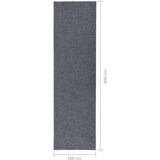 vidaXL dugi tepih za hvatanje nečistoće 100 x 400 cm sivi | shoptok.hr