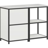 vidaXL Kuhinjski set za pohranu 2 pcs Bijela 120 x 50 x 92 cm | shoptok.hr