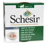  Varčno pakiranje Schesir v želeju 24 x 85 g - Tuna s piščancem | shoptok.hr