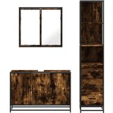 vidaXL 3-dijelni set kupaonskog namještaja boja hrasta drveni | shoptok.hr