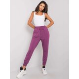 FANCY Sweatpants-FA-DR-6388-1.91-dark purple | Shoptok.si