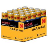Kodak Baterija Max Super AAA-LR03, 20 kosov | Shoptok.si