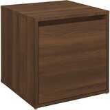 Furnova Predalnik rjav hrast 40,5x40x40 cm inženirski les, (21954188) | Shoptok.si