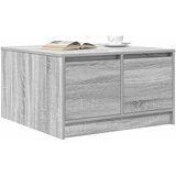  Stol za kavu s ladicama sivog sonome 70,5x70x40 cm | Eponuda.com