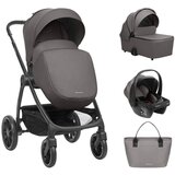 Kikka Boo Kolica Modena 3in1 set sa I-SIZE autosedištem i tvrdom korpom Dark Grey ( KKB11224 ) Cene