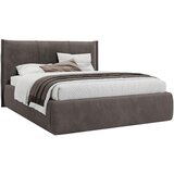 MID.YOU OBLAZINJENA POSTELJA 180 cm x 200 cm , les, tekstil, leseni material rjava | Shoptok.si