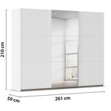Rauch Möbel OMARA Z DRSNIMI VRATI, bela | Shoptok.si