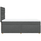  Krevet s oprugama i madracem tamnosivi 100 x 200 cm od tkanine | shoptok.hr