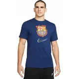Nike FCB M NK CREST 92TRAP TEE Muška nogometna majica, tamno plava, veličina