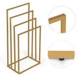 ModernHome Metalni držač za peškire sa 4 kraka, zlatni | Eponuda.com