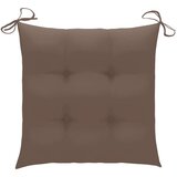  Jastuci za stolice 4 kom smeđesivi 50x50x7 cm od tkanine Oxford | shoptok.hr