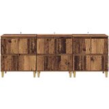  Komode 3 pcs Staro drvo 60 x 35 x 70 cm Konstruirano drvo | shoptok.hr