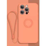  ovitek liquid ring za iphone 13 pro max - oranžen Cene