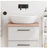 vidaXL Kopalniški pult 60x40x4 cm trdna bukovina | Shoptok.si