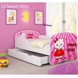 ACMA Dječji krevet s motivom + ladica 160x80 cm - 15 Sweet Kitty | shoptok.hr
