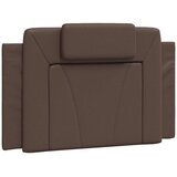vidaXL Vzglavna stranica rjava 90 cm umetno usnje, (21048566) | Shoptok.si