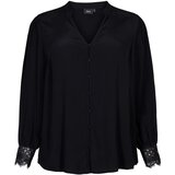 Zizzi Bluza 'MMISA' črna | Shoptok.si