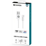 Champion Kabel USB-A na USB-C, 1 m, bel, (5000140315) | Shoptok.si
