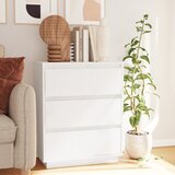 vidaXL komoda bela 60x34x75 cm trdna borovina Cene