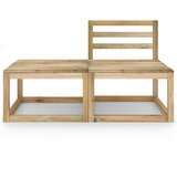 Maison Chic Seti vrtnega pohištva - Vrtna garnitura - Vrtni pohištvo set 2-delna zelena impregnirana borovina, (21810094) | Shoptok.si