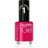 Rimmel London Super Gel gel lak za nohte brez uporabe UV/LED lučke odtenek 026 Sun Fun Daze 12 ml | Shoptok.si