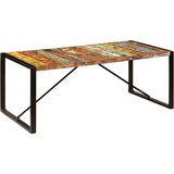  Blagovaonski stol od masivnog obnovljenog drva 200x100x75 cm | shoptok.hr