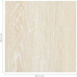  Podne daske 55 pcs Bež 5 11 m² PVC - Bijela i bež | shoptok.hr