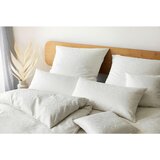 Elegante posteljnina 200/200 cm žakar naravne barve | Shoptok.si