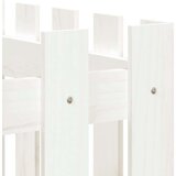 vidaXL Povišena vrtna gredica bijela 150x50x50 cm masivna borovina | shoptok.hr