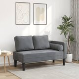 vidaXL Počivaljka s jastucima tamnosiva baršunasta | shoptok.hr