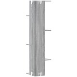  Kutna zidna polica boja hrasta 36,5x36,5x140 cm drvena | shoptok.hr