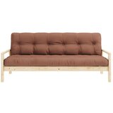 Karup Design Oranžna/rjava raztegljiva sedežna garnitura 205 cm Knob – Cene