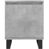  Noćni ormarići 2 kom boja betona 40x30x50 cm konstruirano drvo | shoptok.hr