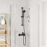  Set sustava za tuš Crna 71 cm Nehrđajući čelik | shoptok.hr