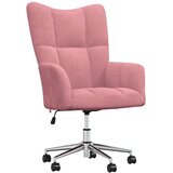  Stolica za opuštanje ružičasta baršunasta | shoptok.hr