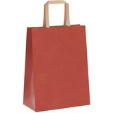  Papirnate vrećice 250 kom s ručkama crvene 21x11x28 cm | shoptok.hr