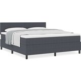  vzmetnica na podnožju z vzmetnico temno siva super kralj žametni material, (22083216) | Shoptok.si