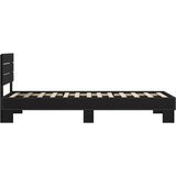  Okvir kreveta s uzglavljem Crni hrast 80 x 200 cm | shoptok.hr