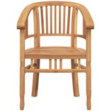  Stolica 2 pcs Smeđa 63 x 58 x 89 cm Čvrsto teak drvo | shoptok.hr