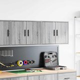  Garažni zidni ormarići 2 kom od konstruiranog drva Siva 60 x 30 x 41 cm | Shoptok.si