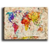 Wallity Kanvas Tablo (70 x 100) - 115 Multicolor Decorative Canvas Painting Cene