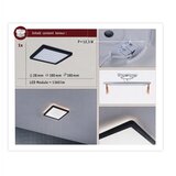 PAULMANN 71000 - LED/11,2W površinski montiran panel atria 230V 3000K crna | Eponuda.com