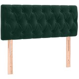  box spring s madracem tamnozeleni 120x190 cm baršunasti | shoptok.hr
