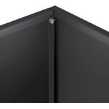  Vrtna saksija Crna 40 x 40 x 50 cm Čelična vrata - Crna 40 x 40 x 50 cm 1 | shoptok.hr