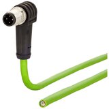 Metz Connect 142M1D90100 M12 omrežni kabel CAT5e SF/FTP 10 m zelena PUR plašč, kislinsko odporen, odporen na ozon, UV odporen, primeren za verigo za s, (20533021) | Shoptok.si