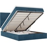  Otomanski krevet s madracima tamnoplavi 140x190 cm baršunasti | Eponuda.com