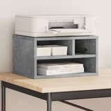 vidaXL Stojalo za tiskalnik betonsko siva 40x32x22,5 cm inženirski les | Shoptok.si