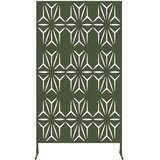  Zaslon za privatnost 100 x 50 x 180 cm Čelik Maslinastozelena | shoptok.hr