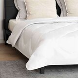 vidaXL Pokrivač s jastucima Dijamantni 3 pcs Bijelo 240 x 260 cm Mikrofibra | shoptok.hr